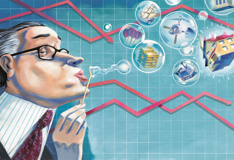 Пузырь на финансовом рынке достиг предела.